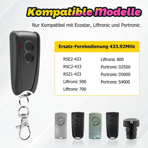 Ersatz funkfernbedienung - 2x,