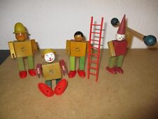 DDR Spielzeug für Kellner Baukasten Steckelemente Figuren 50 / 60iger Jahre