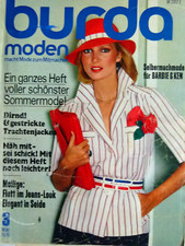 altes Burda Modeheft Ausgabe 3 von 1976 ganz komplett , tolle Dirndl Mode