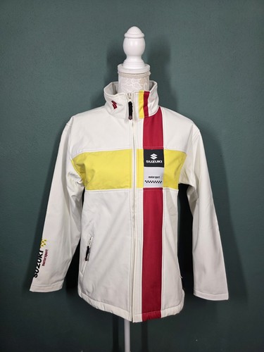 Suzuki motorsport jacke weiß - suzuki,