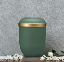 Bio Urne Naturstoff  Gratis Versand Zertifikat Biourne Top Bestatter Grün