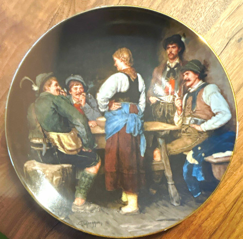 Lilien porzellan sammelteller - lilien,