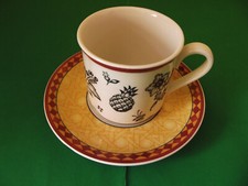 Villeroy & Boch,  Gallo Design, Switch Plantation * Kaffeetasse & Unterteller *