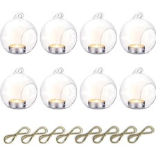 Glaskugel Kerzenhalter