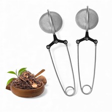 2 Stück Teesieb Zange