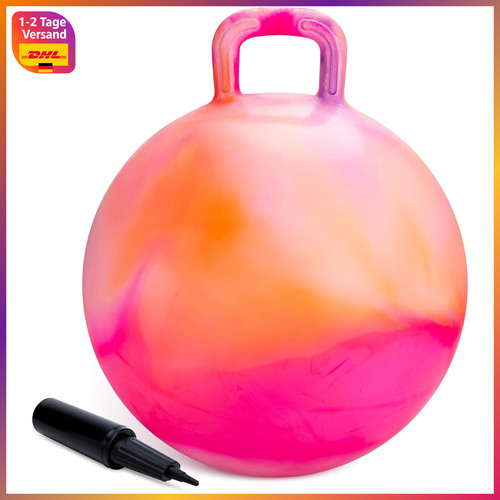 Hüpfball 55cm mit griff 100kg - 55cm,