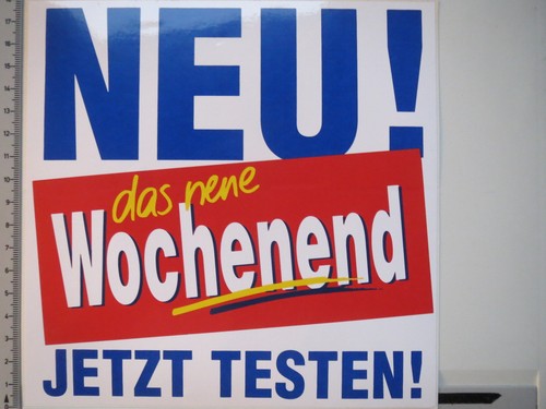Aufkleber sticker - xl,