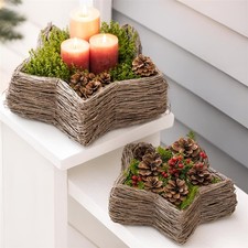 Pflanz Korb Schale "Stern"