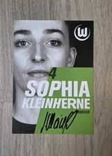 Sophia Kleinherne Wolfsburg Frauen Fußball Autogrammkarte Unterschrift