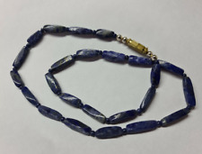 Elegante Lapislazuli Halskette Kette Edelstein 45cm