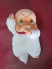 Monchhichi Katze Nyamy weiß H: ca. 15 cm  von 1979