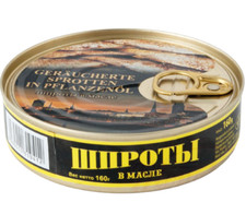 Geräucherte Sprotten in