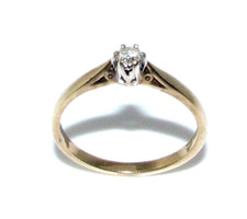 Damen 9ct 9carat Gelbgold