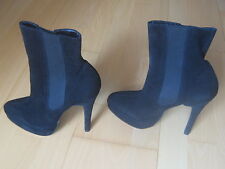 David Ackermann Paris Schuhe Shoes Leder Leather High Heel Stiefel Gr.40 Fetisch