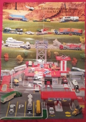 Matchbox großes faltposter - matchbox,