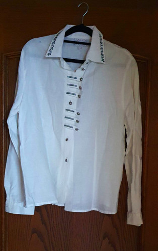 Meico damen trachtenhemd weiß - damen,