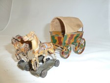 Pferdegespann Planewagen Blech