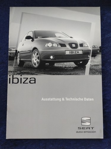 Seat ibiza ausstattung - ausstattung, &