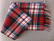 Fransenschal superweich Schottenkaro, 1Maße 60 cm x 38 cm Cashmink Polyacryl