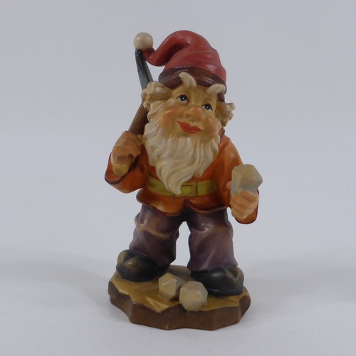 Holzfigur zwerg - holzfigur,