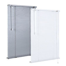 Aluminium Jalousie Weiß, Silber Klemmfix Alu Jalousette für Fenster ohne bohren