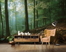 Fototapete Wald Natur Grün 3D