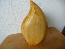 Tierurne Träne 0,6 L mit Namensgravur kostenlos Unikat aus Holz Hund, Katze