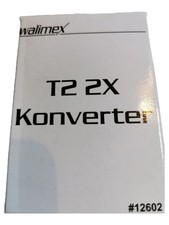 Walimex T2 2X Konverter Telekonverter Kamera Objektiv Weiß