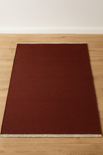 Jotex ROW Wollteppich Weinrot