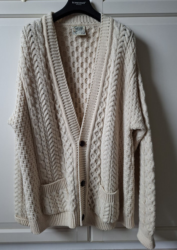 Carraig donn aran strickjacke - aran,