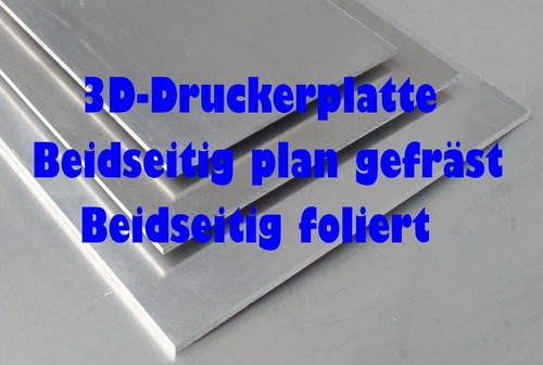 Druckplatte 400x400x6mm - 3d,