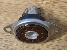 Röhrensockel, Noval 9 Pol Sockel, NOS, unbenutzt (6)