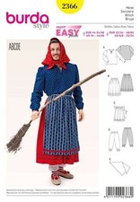 Schnittmuster Burda 2366 Hexe