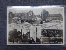 AK Deutscher Gruss aus Neunkirchen/Saar,Abstimmungsjahr deutsche Reichspostkarte