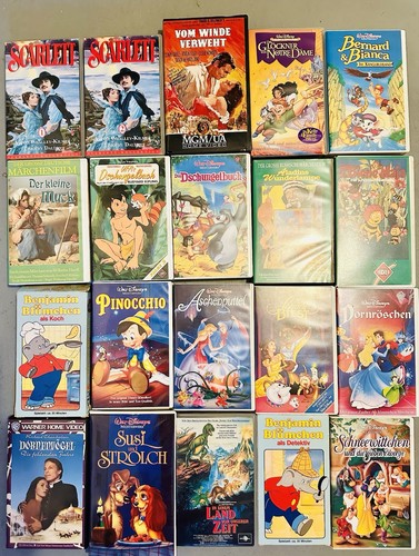 Vhs kassetten konvolut paket - vhs,