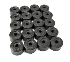 Original Volkswagen Radschraubenkappen schwarz 1K0601173 9B9 VW 20 Stück