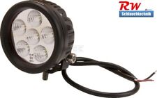 LED-Arbeitsscheinwerfer 18W 1440 lm, rund, 10/30V, Flutlicht, Kabel