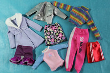 BARBIE KLEIDUNG -81- MANTEL ROCK SWEATSHIRT JOGGINGHOSE JACKE PULLOVER HOSE RAR