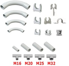 Steckbogen Steckmuffe Klemmschellen Rohrschellen Leerrohr M16 M20 M25 M32 Kopp