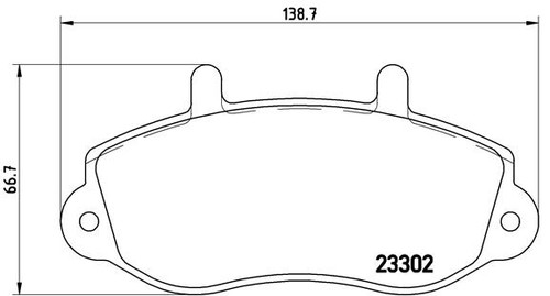 Für brembo 025 ham pads - für,