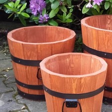 Dekorativer Holzeimer 34 L