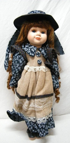 Puppe mädchen lange locken - puppe,