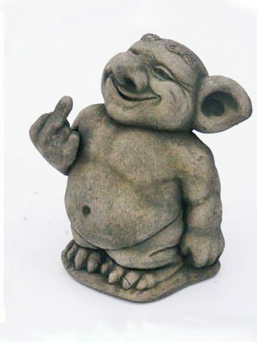 Gartenfigur troll - gartenfigur, „troll
