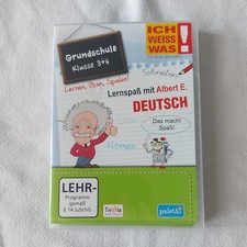 PC Spiel Lernspaß mit Albert E. Deutsch Grundschule Klasse 3 + 4 Sehr gut 