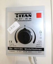 Trafo für Gartenbahn mit 2,2 A / Titan Typ 817 / #2334