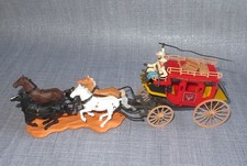 Britains  Swoppet Überlandkutsche  Postkutsche Cowboy  Wild West Ideal für Timpo