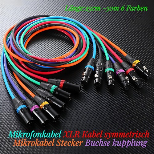 25cm 50m mikrofonkabel xlr - 25cm-50m,