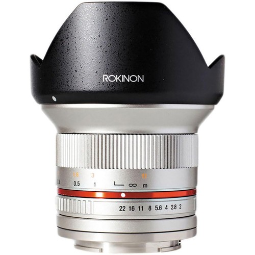 Rokinon rk12m sil 12mm - rk12m-e-sil, f2.0