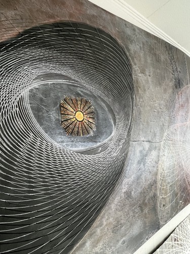 Kunstwerk auf echtem stein xxl - auf,