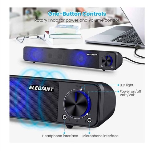 Elegiant soundbar usb - elegiant, pc